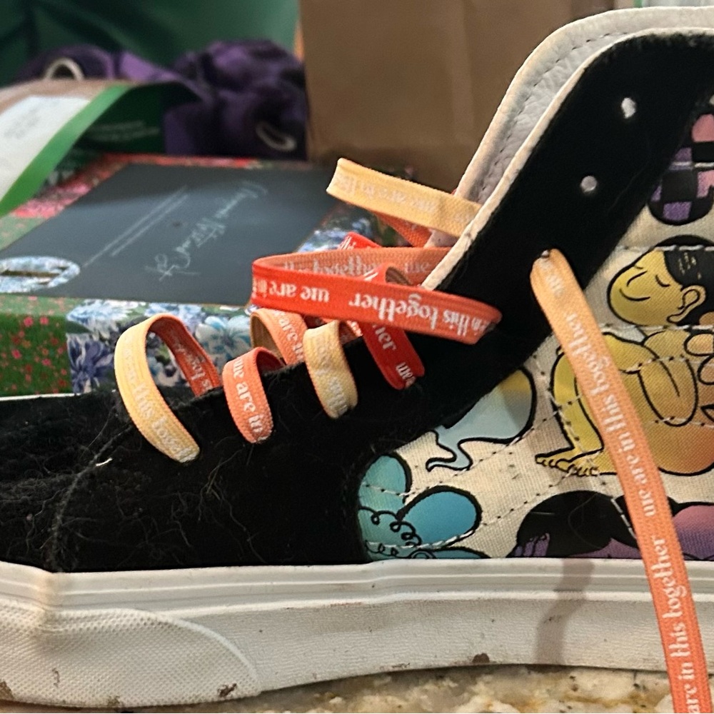 HP!!! 🎈🎈🎈VANS Sk8 Hi Cultivate non-gender “Cultivate Care” Hi-Tops 10W/8.5M. - Picture 6 of 13